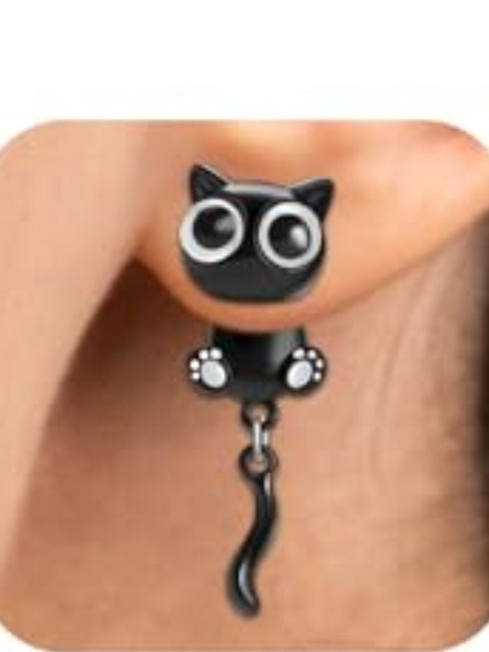Cute Cat Paw Stud Earrings